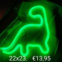 Neon verlichting \'Dino\' Usb of AA
