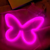 Neon verlichting \'vlinder\' Usb of AA