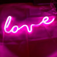 Neon verlichting \'love\' Usb of AA