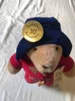 Paddington 30th Anniversary bear beer knuffel