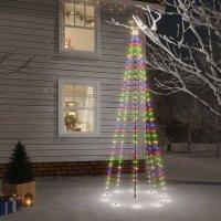 VidaXL Kerstboom met grondpin 310 LED\'s