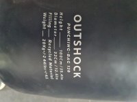Bokszak van Outshock