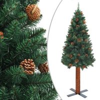 VidaXL Kerstboom met echt hout en