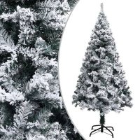VidaXL Kunstkerstboom met sneeuw 120 cm