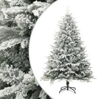 VidaXL Kunstkerstboom met sneeuwvlokken 150 cm