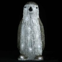 VidaXL Kerstfiguur pinguïn LED binnen en