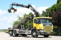 Scania R114-340 6x2 KRAAN/CONTAINER/KABELMANUELL