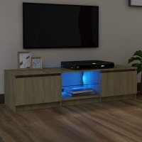 VidaXL Tv-meubel met LED-verlichting 140x40x35,5 cm