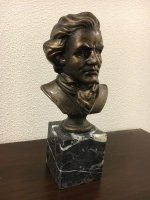 Ludwig van Beethoven, metaal, brons 