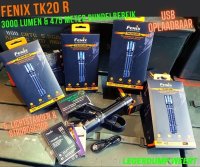 Fenix TK20R V2.0 oplaadbare zaklamp, 3000