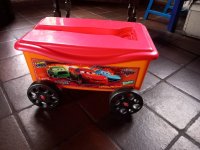 Cars, verrijdbare speelgoed - opbergbox -