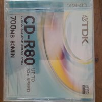 2x TDK CD-R80 Recordable 700MB/80 min