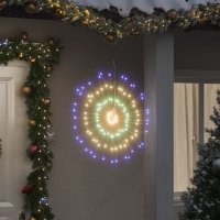 VidaXL Kerstverlichting vuurwerk 140 meerkleurige LED\'s