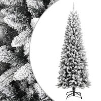 VidaXL Kunstkerstboom met sneeuw 210 cm