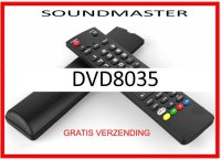 Vervangende afstandsbediening voor de DVD8035 