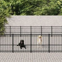 VidaXL Hondenkennel voor buiten 45,16 m²
