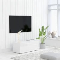 VidaXL Tv-meubel 80x34x30 cm spaanplaat hoogglans