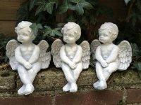 3 lieve graf engelen , engel