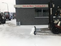 Sneeuwschuif rubberschuif HEFTRUCK modderschuif 175cm PVC-KATOEN/STAALINLAGE
