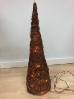 Kerst decoratieboom kegel met verlichting