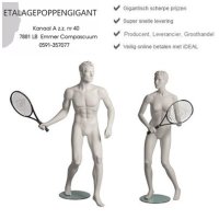 Etalagepoppen / Mannequins Nieuw in Tennis