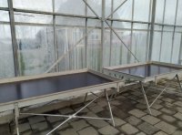 Kweektafels aluminium met bodemplaat van Beton-triplex