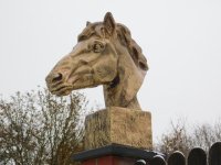 Kado ,decoratie paard  , paardenhoofd