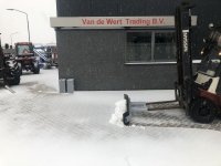 Rubberschuif sneeuwschuif Modderschuif tbv heftruck lepelinsteek