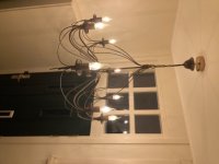 Hanglamp Kandelaar met 8 led lampen