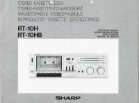 SHARP RT-10H/B CASSETTEDECK HANDLEIDING