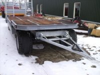 Semie diepladers low loader trailer