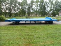Zwaar transportwagen platform trailer