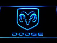 Dodge 3d LED reclame verlichting kado