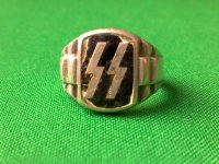 Original Waffen SS Silber Ring