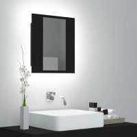 VidaXL Badkamerkast met spiegel en LED