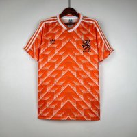 Nederland retro oranje thuis shirt 1988