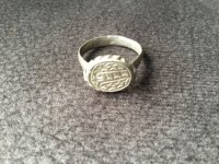 Byzantijnse ring zilver circa 5e 8e
