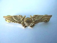 Embleem,Badge,USN,US,Navy,1e,Flight,Officer