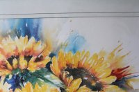 Schilderij Zonnebloemen