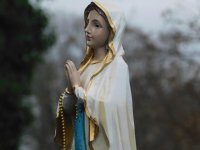 Maria met rozenkrans , heilige Maria