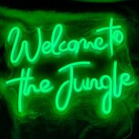 Neon led \'Welcome to the Jungle\'
