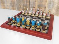 Mooi schaakspel thema CRUSADE VS MUSLIM