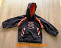 Harley Davidson hoodie zwart maat 2T.