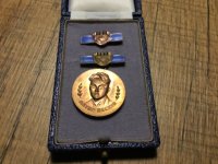 Medaille DDR  D.F.J in doosje