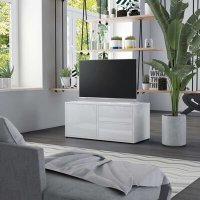 VidaXL Tv-meubel 80x34x36 cm spaanplaat hoogglans