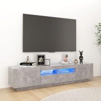 VidaXL Tv-meubel met LED-verlichting 180x35x40 cm