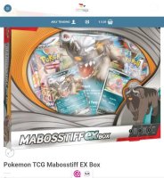 Pokemon TCG Mabosstiff EX Box