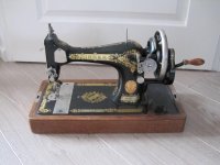 Antieke SINGER hand naaimachine