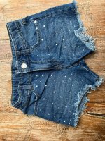 Jeansshort - mid rise - maat