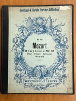 Mozart Symphonie Nr.38 - Dmajor Werk